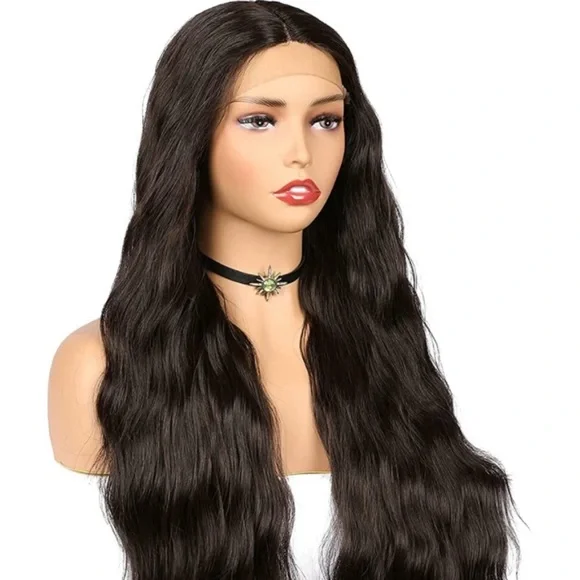 28inch BROWN Wavy Lace Front Wig